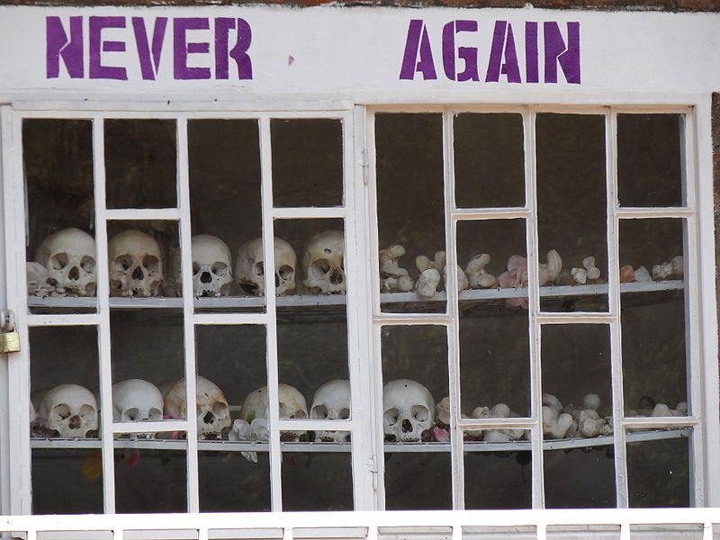 The Genocide Memorial Church in western Rwanda